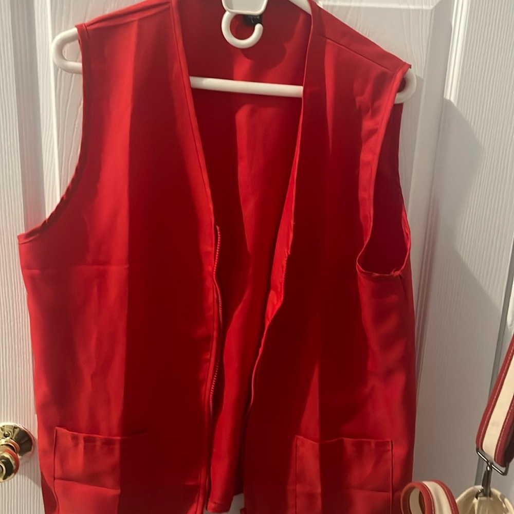 Large red vest